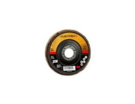 3M™ Cubitron™ II Flap Disc 967A, 60+, T29, 4-1/2 in x 7/8 in, Giant, 10 ea/Case