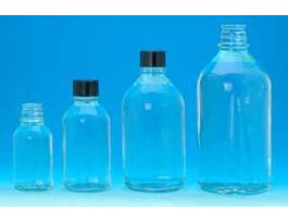 BOTTLE W/POLY CAP CS-48 125ML
