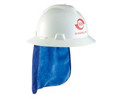 6717CT  Blue Evap. Hard Hat Neck Shade w/ Cooling Towel