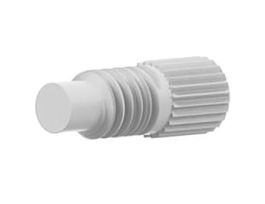 Port Plug, Micro Headless, Green PEEK, 6-40 Flat-Bottom; 1/EA