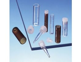 Shell Vial, 12 mm, Glass, Flat Bottom, 2 mL; 1000/pk