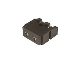 Panel-Mount Miniconnector, Type-J, Female, Rectangular, 1/Ea