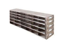 Upright Freezer Drawer Rack for 96/384-Well Plates, 96-Well Boxes, or Boxes w/ 2 1/8" Max H, 6 x 5 Array