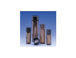 E-C Vial RBR LINED CAP Amber 8 mL (200 cs)