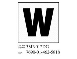 3M™ Diamond Grade™ Damage Control Sign 3MN012DG, "William", 2 in x 2 in, 10/Package