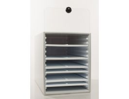 TRAY MICROSCOPE SLIDE WHT PK6 PK