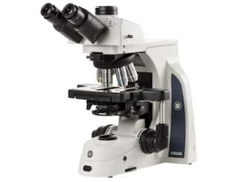 Research Trinocular Compound Microscope, 4/10/40/100x, Brightfield Apo, 100-250 VAC