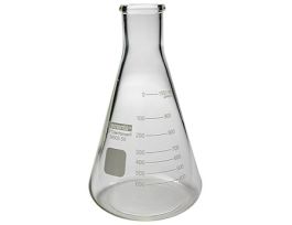 Plus Glass Erlenmeyer Flask, 1000 mL, 6/pk