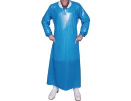 GOWN DIE CUT 6 MIL BLUE EXTRA LARGE CS10