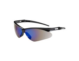 Anser, Bl Mir Lens, Blk Frm, Rubber Tmpl Tips, Incl Neck Cord