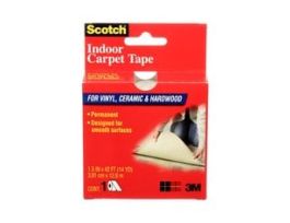 Scotch® Indoor Carpet Tape CT2010, 1.5 in x 42 ft (38.1 mm x 12.8 m), Carpet Tape