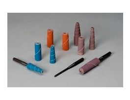 Standard Abrasives™ Aluminum Oxide Cartridge Roll, 718052, CR-FT, 60, 1/4 in x 1-1/2 in x 1/8 in, Full Tapered, 100 ea/Case