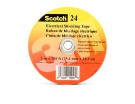 Scotch® Electrical Shielding Tape 24, 1 in x Variable Length