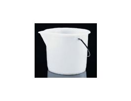 graduated high-density polyethylene pail
