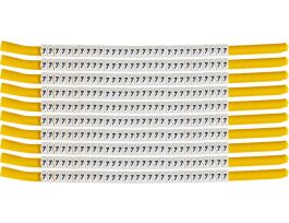 ClipSleeve Wire Markers Size 18 Nylon 10 AWG - 8 AWG, 7 Pack of 300 Each