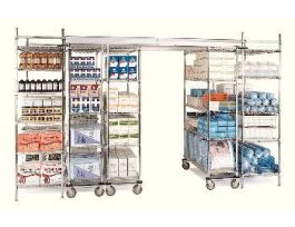 KIT END STY UNIT TOP-TRACK CR-PTD 18IN