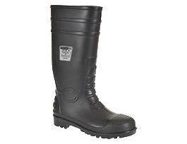 BOOT SAFETY WELLINGTON PVC BLACK SZ5