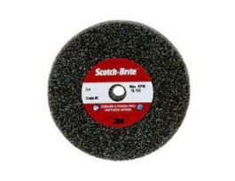 Scotch-Brite™ Deburr & Finish Pro Unitized Wheel, DP-UW, 8C Medium+, 3 in x 1/8 in x 3/8 in, 40 ea/Case