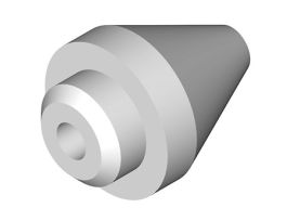 PTFE Cone (Ferrule) for Connector and Valve Caps, 1/16" (1.6 mm); 4/pk