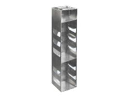 Vertical/Chest Aluminum Rack for Standard 3" Boxes, 8 box capacity