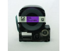LABEL3/4IN BLACK ON VIOLET TAPE