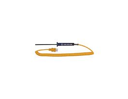 Compact PFA-Coated Thermocouple Probe, 4.5" L, Grounded d; Type K