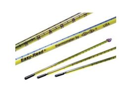 Easy-Read General Purpose Liquid-In-Glass Thermometer; -30 to 120F, 76mm Immersion, Environmentally Friendly