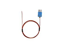 Type-T, Kapton-Insulated Probe, Mini-Connector, Exposed, 5ft 30 -Gauge, 6 Pk