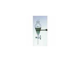 Separatory Funnel, PTFE Stopcock, 500 mL 4/cs