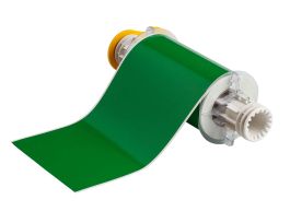 All Weather Permanent Adhesive Vinyl Label Tape for BBP85 Printer - 6" Green