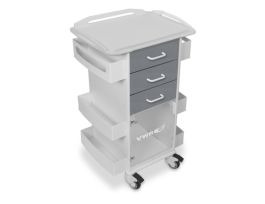 VWR CART PL36 L STORAGE RAIL TOP SILVER