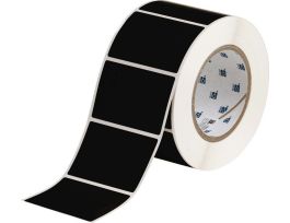 Matte General Purpose Polyester Labels 2 in H x 3 in W Black 1000/RL