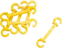 BradyLink Post C-Hooks, Yellow