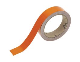 Reflective Banding Tape for Pipe Marking - Roll Form, Reflective Vinyl, Orange, 1" x 30'