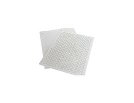 Microtube Circular Printer Labels, White, 3/8" Dia; 1000/Pk