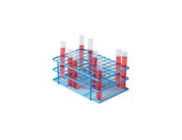 60 Place Epoxy-Coated Steel Rack for 10-13 mm Test Tubes; 1/Pk