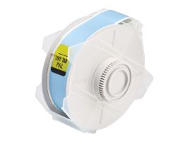 GlobalMark High Performance Polyester Labels 1.125 in W x 100 ft L Sky Blue