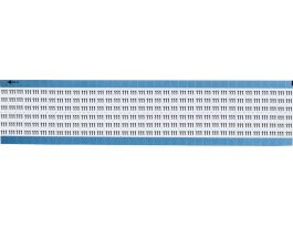 Numerical Wire Markers Perm Adhesive Vinyl 0.75in H Legend: 111, 1250 Total