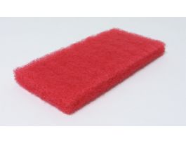 PAD SCRUBBING MED DUTY-RED