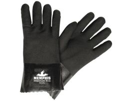 GLOVES PVC LINED PK12