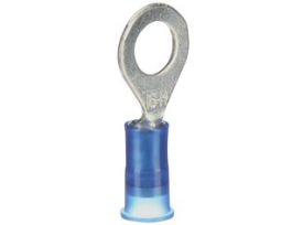 3M™ Scotchlok™ Ring Nylon Insulated, 100/bottle, MNG14-8RX, standard-style ring tongue fits around the stud, 500/Case