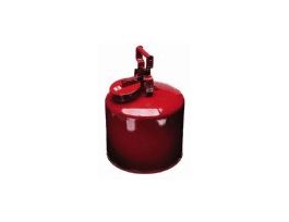 Red Steel Waste Disposal Safety Can, 5 gallon