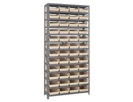 18INX36IN X75IN 48 IVORY BINS 4IN BIN