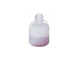 Round Fluorinated Carboys with Grips, 20 L