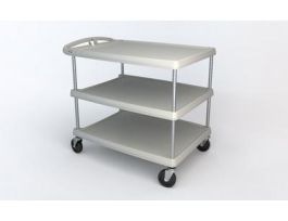 CART POLYMER 3 SHELVES