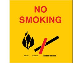 BradyCone Pictogram Labels, NO SMOKING