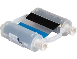 B30 Series R10000 Printer Ribbon, Cartridge of 200', Black/Blue, 4.33" W , 60 Panels Sets Per Roll