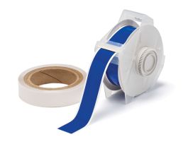 GlobalMark ToughStripe Floor Marking Tape 1.125 in W x 100 ft L Blue, Clear