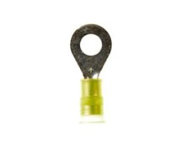 3M™ Scotchlok™ Ring Nylon Insulated, 50/bottle, MNG10-14R/SX, standard-style ring tongue fits around the stud, 500/Case
