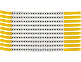 ClipSleeve Wire Markers Size 18 Nylon 10 AWG - 8 AWG, W Pack of 300 Each